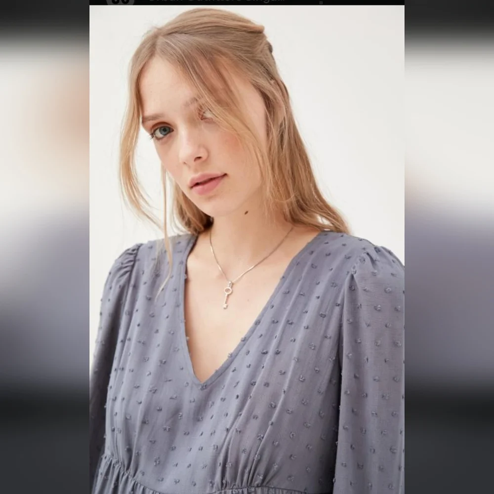 URBAN OUTFITTERS oversized comfy babydoll textured detail dress - Picture 14 of 16